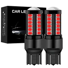 2 шт., стоп-светильник льные лампы P277 Вт, P27W 3157 T25 5730SMD T20 3156 W215W 7443 W21W WY21W