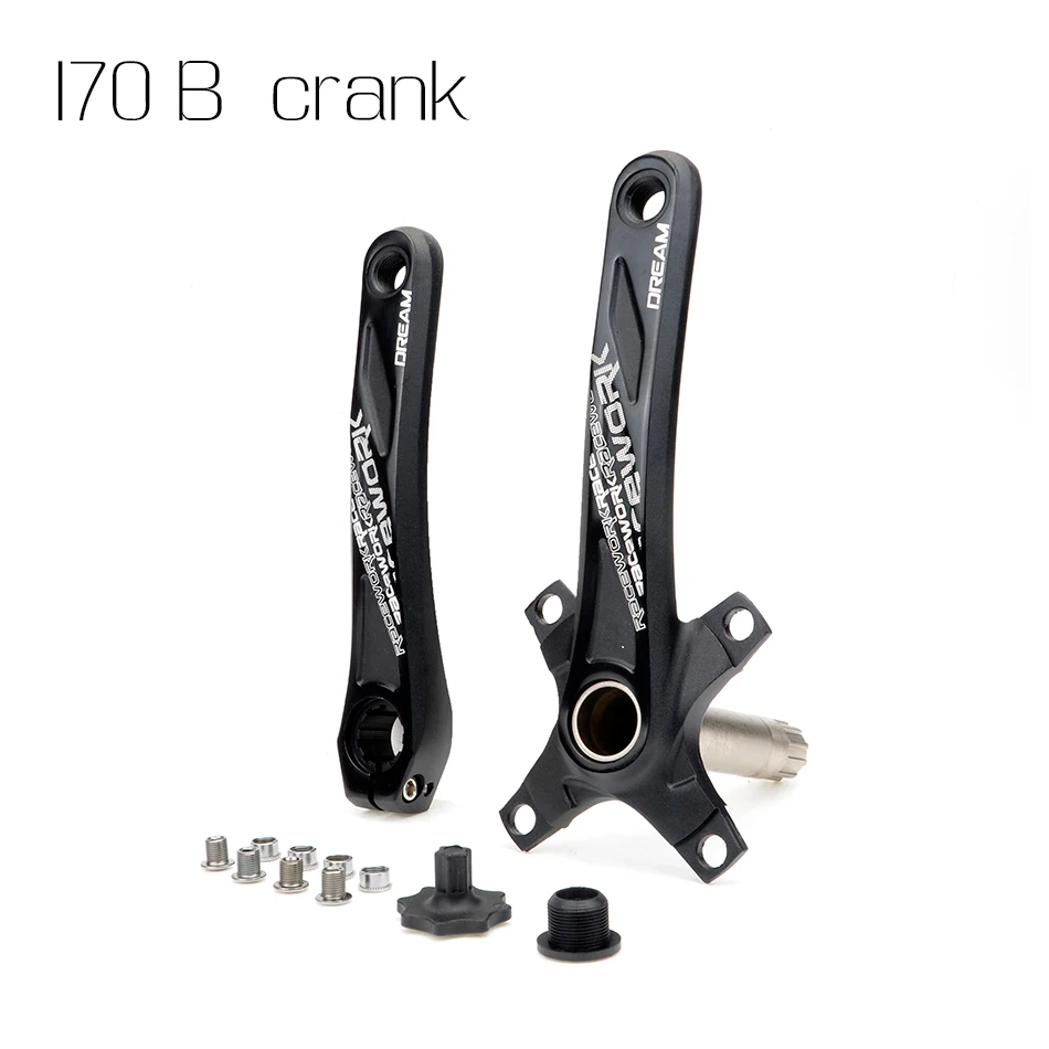 170 B crank 104BCD MTB велосипед Kurbel алюминиевый легиер Mit дно Fahrrad Kurbel MTB Kurbel велосипед Zubehor 170 мм 172,5 мм 175 мм - Цвет: 170 B crank