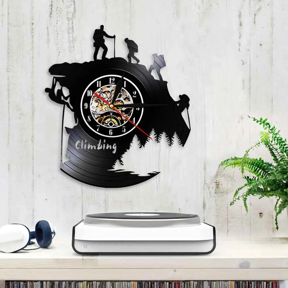 Настенные 3d часы для скалолазания не тикающие уличные спортивные настенные с