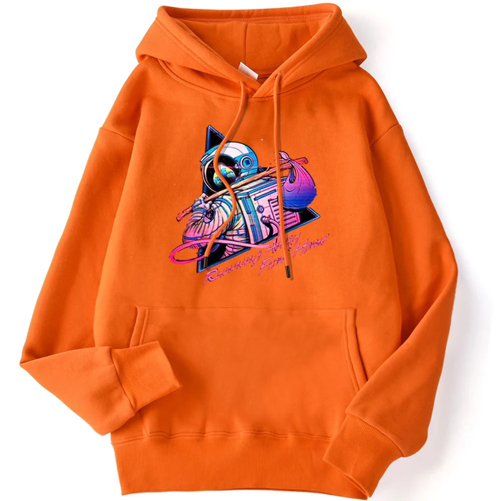 

Running Away From Home Prints New Hoody For Men New Autumn Crewneck Sportswears Cute Pocket Hoodies Fashion Fitness Man Hoodie