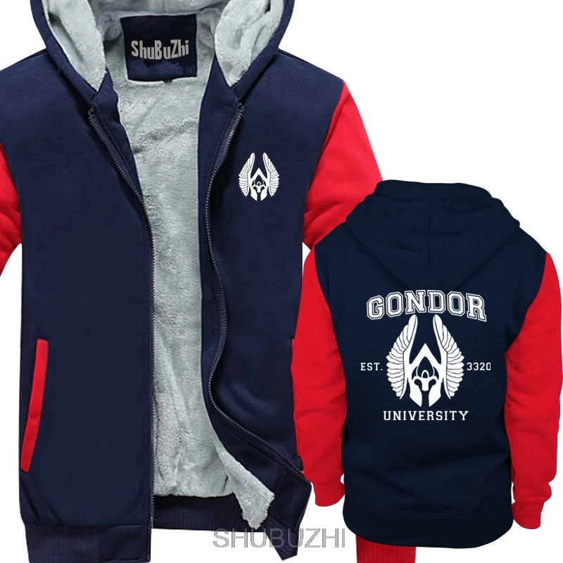 Мужская толстовка с капюшоном Gondor Властелин колец, хоббит, университет, крутые плотные толстовки, Мужская Унисекс, Новое Модное теплое пальто sbz4541