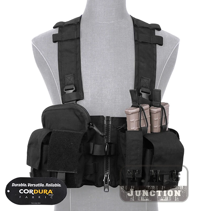 

Emerson UW 5-го поколения тактическая нагрудная установка МФ стиль быстросъемный нагрудный жилет Bellyband для стрельбы страйкбола пейнтбола черный