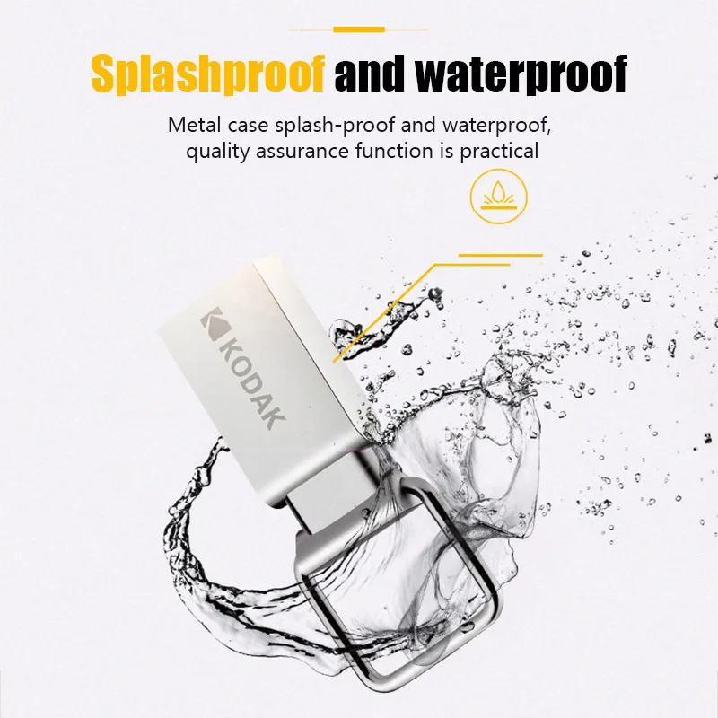 Kodak флеш-накопитель 16 Гб USB Флеш накопитель мини металлический K112 usb s 32 64
