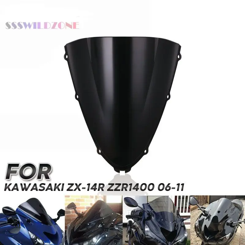 

Windshield windshield motorcycle accessories windshield deflector for Kawasaki Ninja zx14r zzr1400 2006-2008