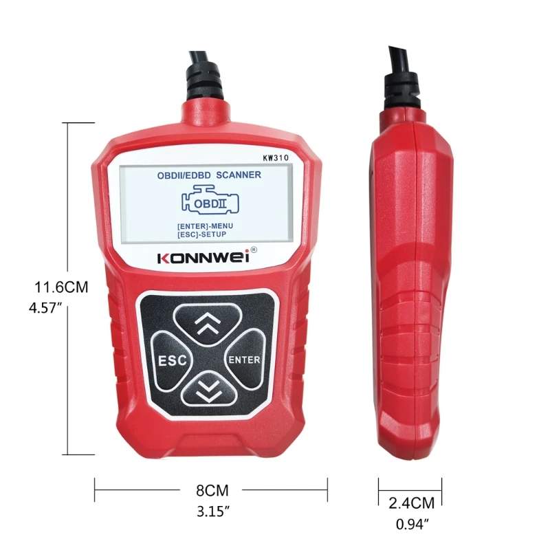 

KW310 OBD2 Diagnostic Scanner Automotive Scanner For Car Code Reader Scanner