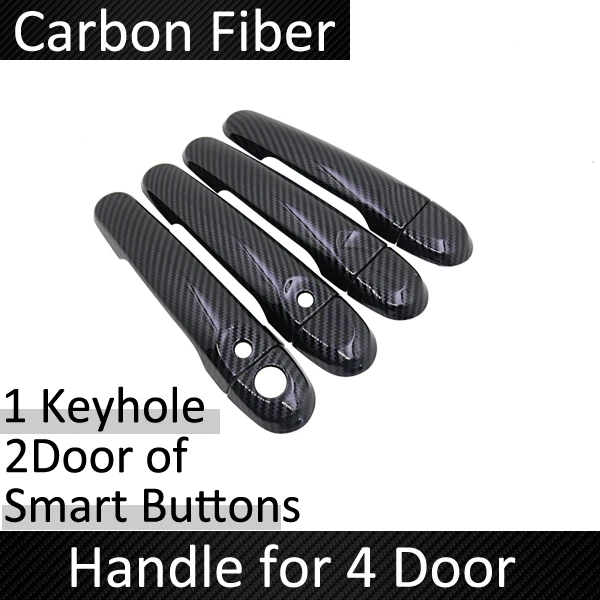 

Набор черных ручек для дверных ручек из углеродного волокна для Nissan Note E12 Versa Note 2013 ~ 2019, автомобильные аксессуары, стикеры Stlying 2014