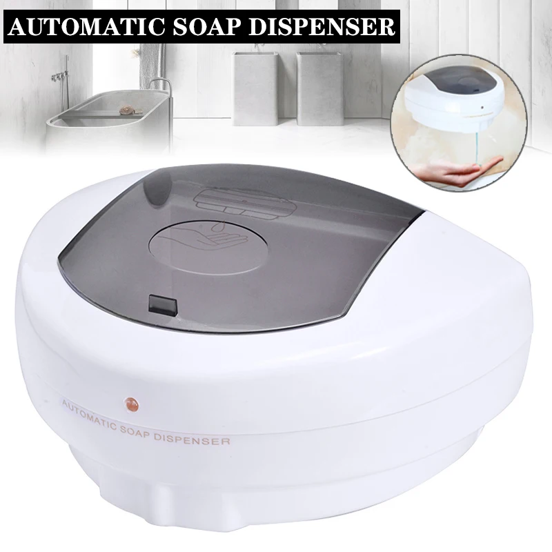 

Automatic Soap Dispenser IR Sensor Liquid Soap Shampoo Dispenser 500ml Wall-Mounted Touch-free For Bathrooms Public Area