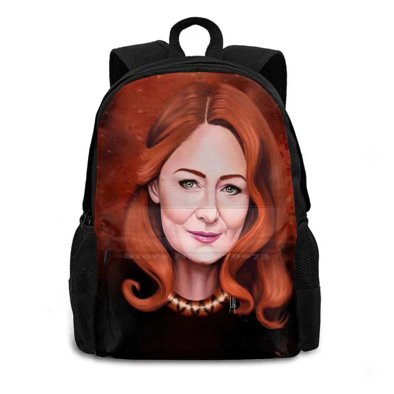 Рюкзак Spellman 460D с дизайном печати Студенческая сумка Miranda Otto Chilling Adventures Of