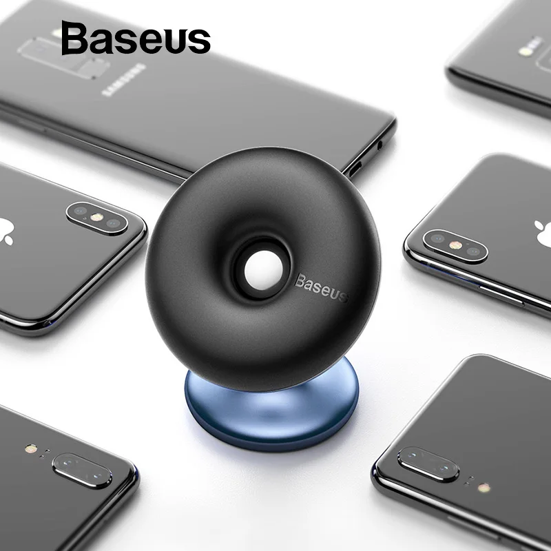 Автомобильный держатель Baseus для мобильного телефона на 360 градусов, автомобильный держатель для iPhone X 7 samsung, магнитный держатель для телефона