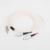 hifi 2 53 54 4mmxlr balanced single copper silver mixed headphone upgrade cable cable for hd800 hd800s hd820