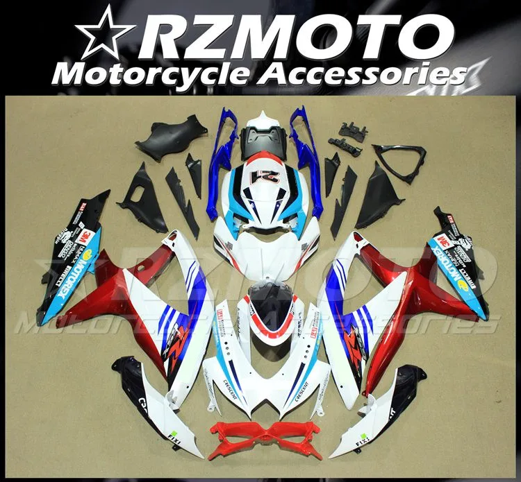 

Injection New ABS Whole Fairings kit Fit for Suzuki GSX-R 600 750 K8 2008 2009 2010 08 09 10 Bodywork set Cool style