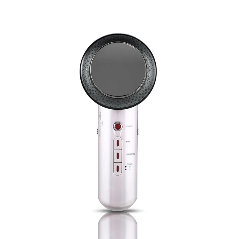 3 in 1 Ultrasound EMS Body Slimming Massager Fat Burner Cavitation Face Lifting Galvanic Infrared Weight Loss Beauty Machine | Красота и