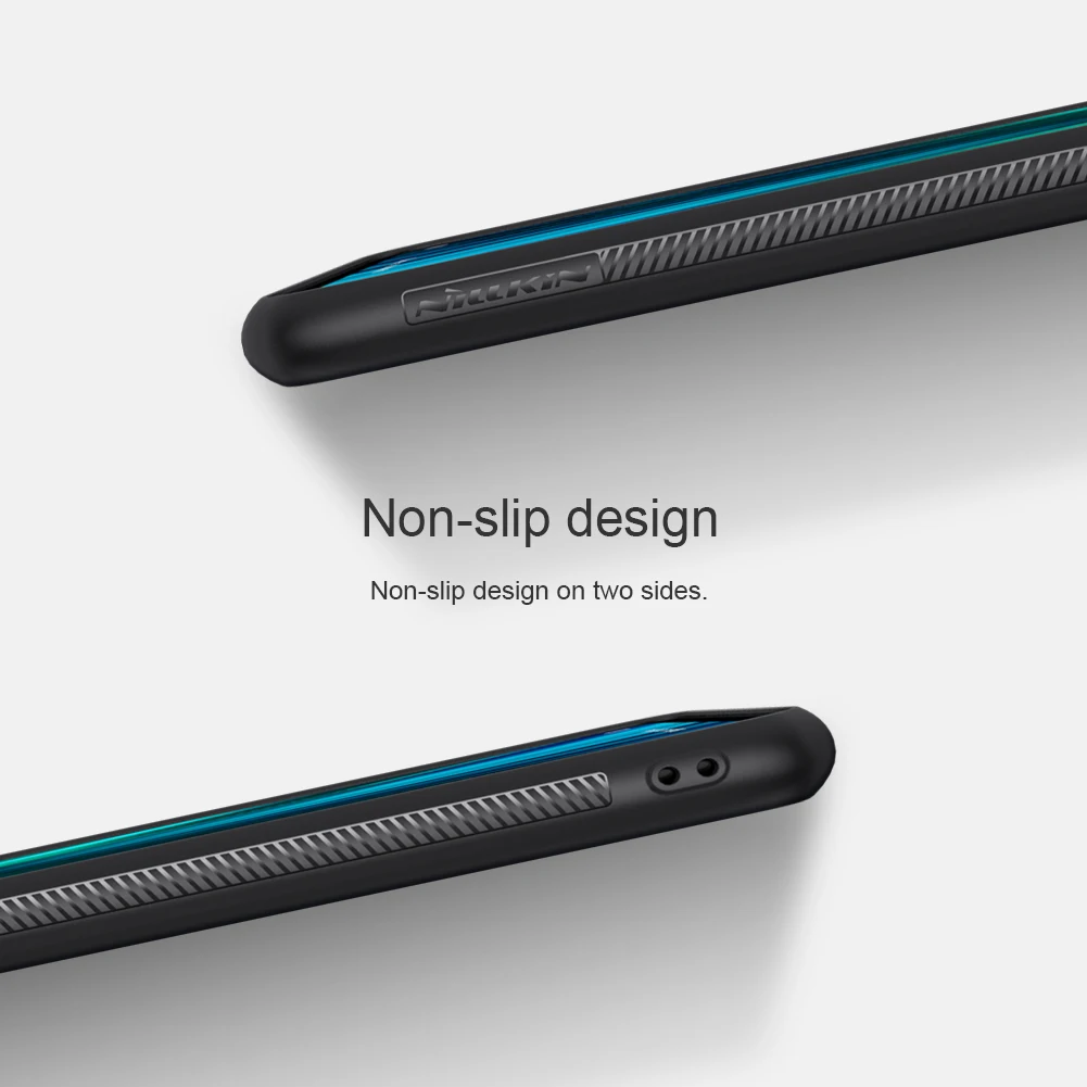 Для Xiaomi Redmi Note 8 Pro Note8 Pro Чехол мерцающий чехол s Nillkin Жесткий ПК+ Мягкий ТПУ градиентный полиэстеровый светоотражающий чехол