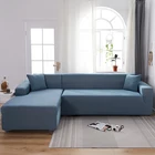Эластичный цветной чехол для дивана, эластичный плотный чехол для дивана, полноразмерный защитный чехол для дивана в гостиной