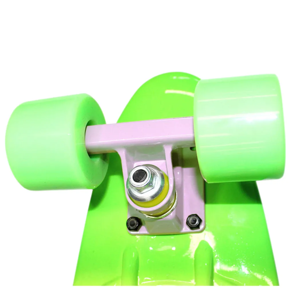 Скейтборд с мигающим светом маленький Круизер скейтборд пластиковый Лонгборд