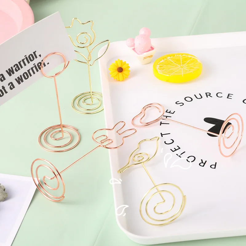 1 шт. Нержавеющая сталь любовь простые вертикальные металлическая рамка для фото