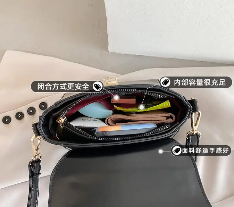 

2021 New PU Leather Handbags Womens Crossbody Bags Fashion Spmple Design Phone bags Ladies Messenger Bags Female top Purses