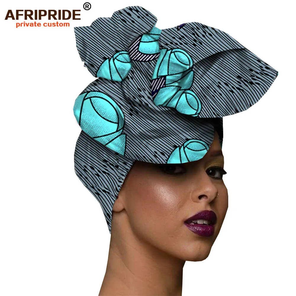 294x Африканская мода, повязка на голову для женщин, AFRIPRIDE, bazin richi, высокое качество, хлопок, воск, принт, Женская бандана A19H001 - Цвет: 294x