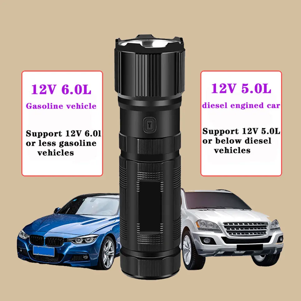 

2021 12V trip starter, 28000mah, portable battery charger, diesel vehicle starter