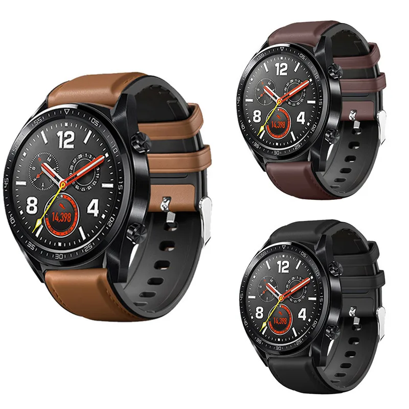 Ремешок из силикона и кожи для Fossil Gen 5 Carlyle HR Julianna ремешок Sport 43 мм/Q Explorist 4 |