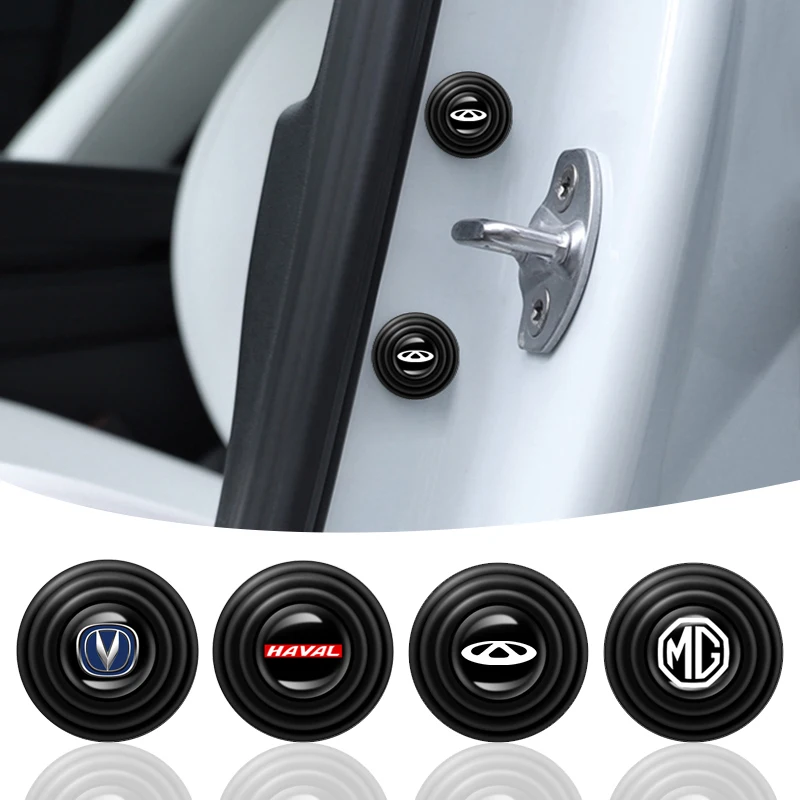 

4pcs Car Door Buffer Shock Absorber Pad Protection Sticker For Land Rover Defender 2002 Evoque Freelander Sport Car Accessories