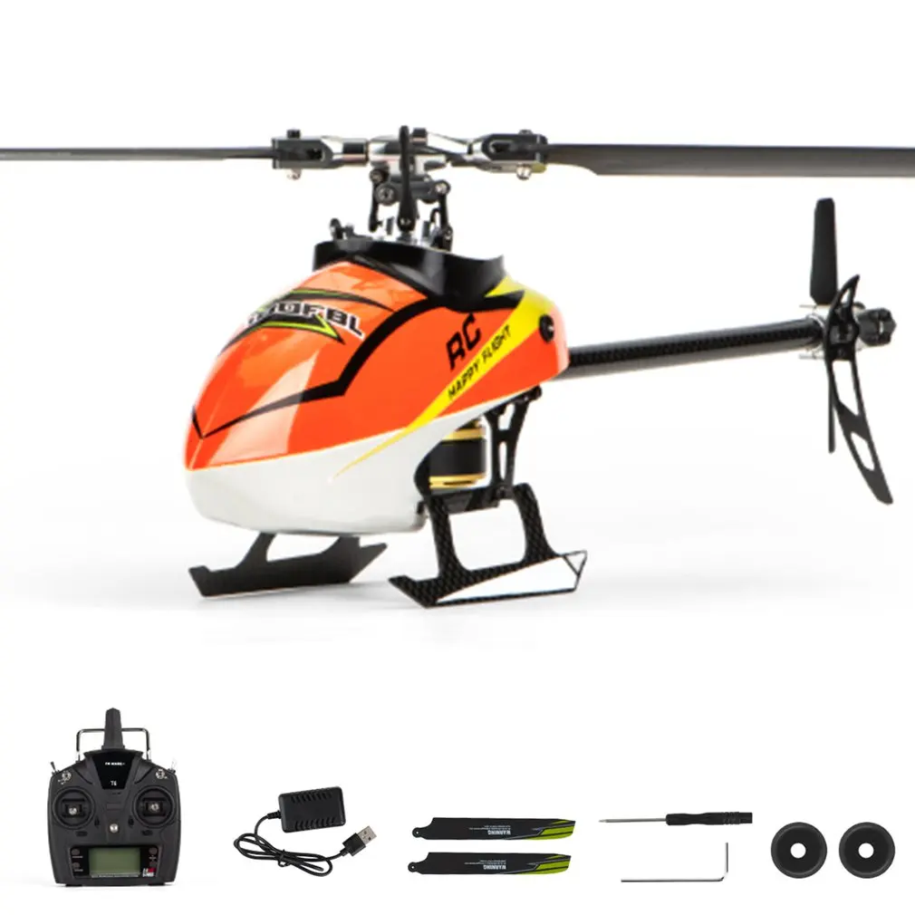 

F180 6CH 3D 6G System Dual Brushless Direct Drive Motor Flybarless w/ S-FHSS RC Helicopter Aircraft BNF/RTF Model VS E180