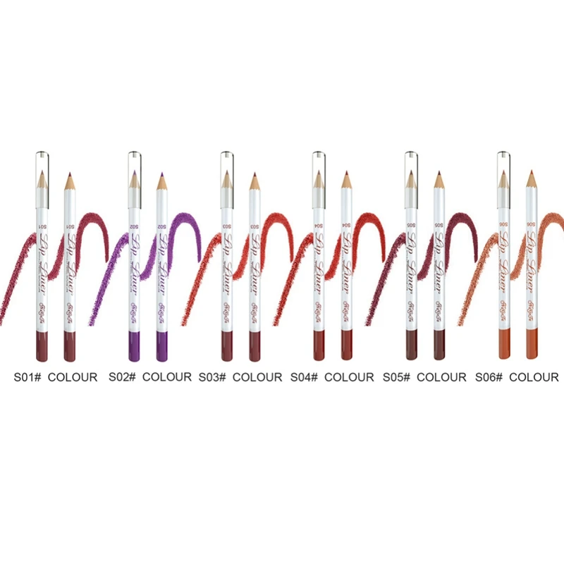 Лидер продаж 6 матовых помад лайнер для губ антипригарный водонепроницаемый
