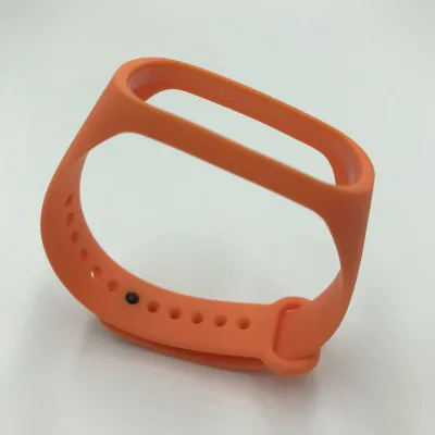 Orange Силиконовый ремешок для Xiaomi Mi 3 4 смарт-Браслет спортивный ремешок часы силиконовый ремешок для Xiaomi Mi 4 3 браслет - Цвет: Orange