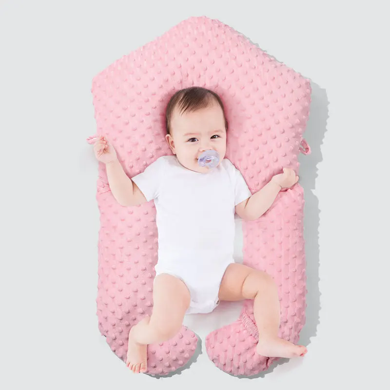 

Newborn Comfort Pillow Anti-biased Head 0-2 Years Old Baby Side Sleeping Pillow Anti Startle Pillow Removable and Washable