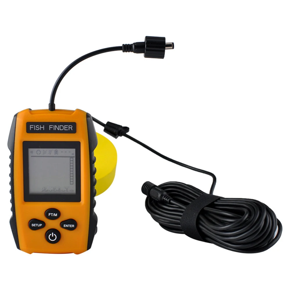 Портативный рыболокатор TL88E со светодиодный Ной подсветкой проводной эхолот с