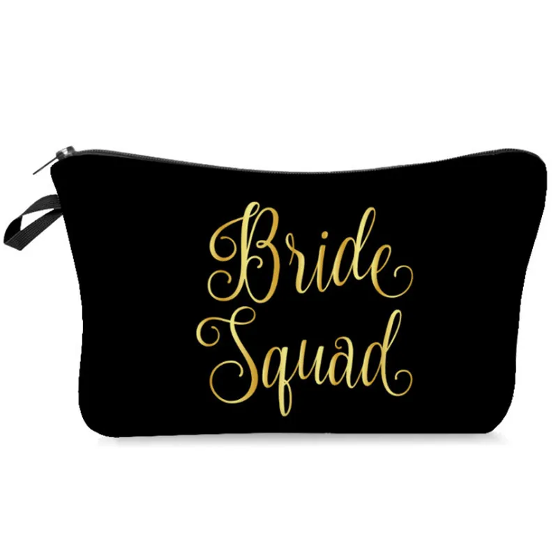 Bridesmaid Gift Team Bride To Be Hair Clip Wristband Cosmetic Bag Wedding supplies Bridal Shower Bachelorette Party Decoration-S | Дом и сад