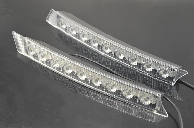 2x авто 9LED белый ходовой огонь DRL желтая лампа поворота 12 В. поворотные огни|daytime