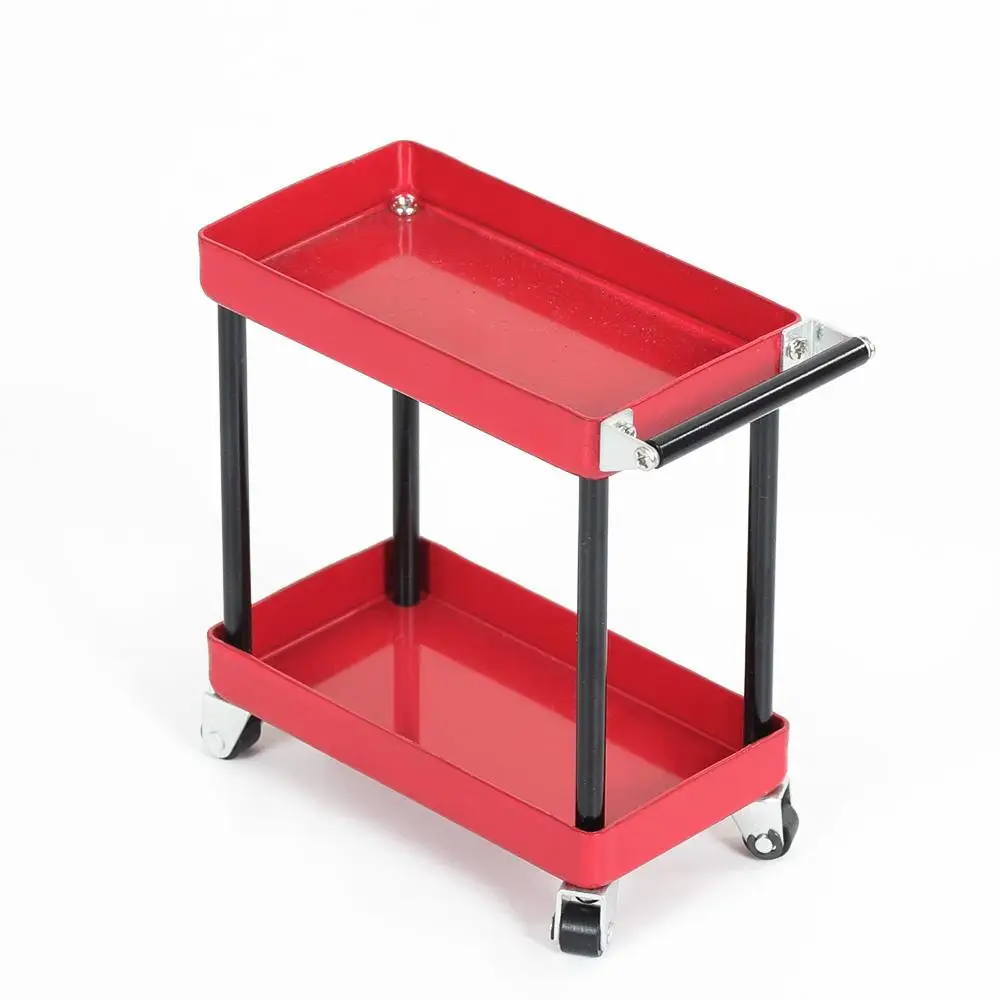 2 слоя металла RC Автомобиль инструменты для технического обслуживания тележка 1/8