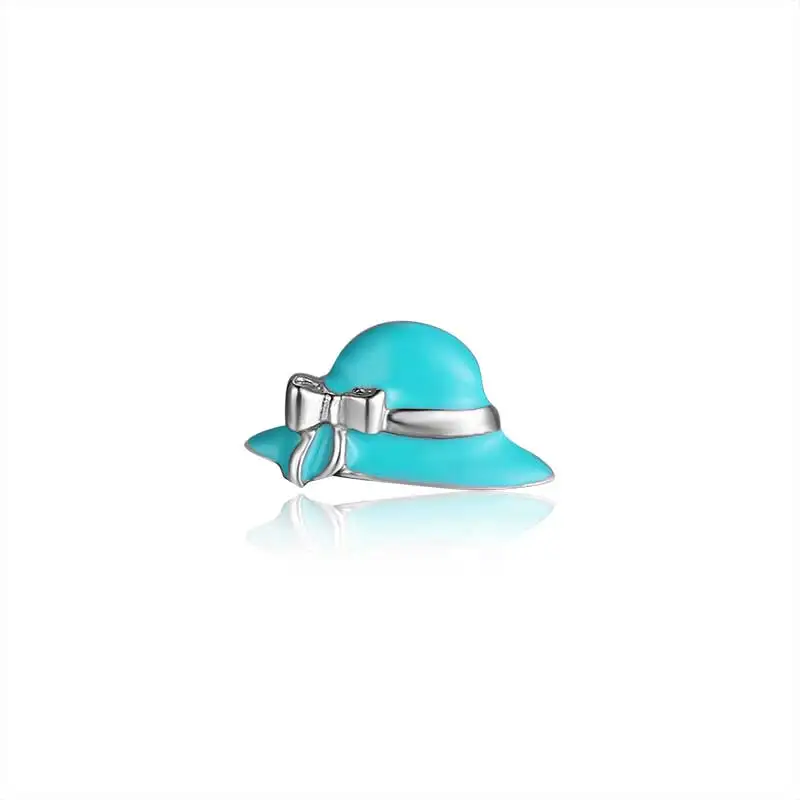 

10pcs Aqua Sun Hat Custom Floating Charms for Glass Locket Watch Necklace Bracelet