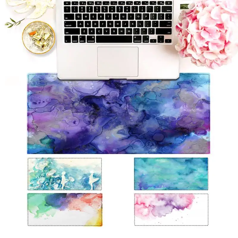 Забавный акварельный игровой коврик для мыши большой компьютерный Overwatch|Коврики