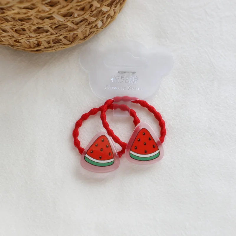 13 ring watermelon P 2 шт./лот, модные аксессуары и клипсы для волос для девочек, детские Мультяшные овощные заколки для волос с фруктами, Детские имитирующие фруктовые заколки - Цвет: 13 ring watermelon P