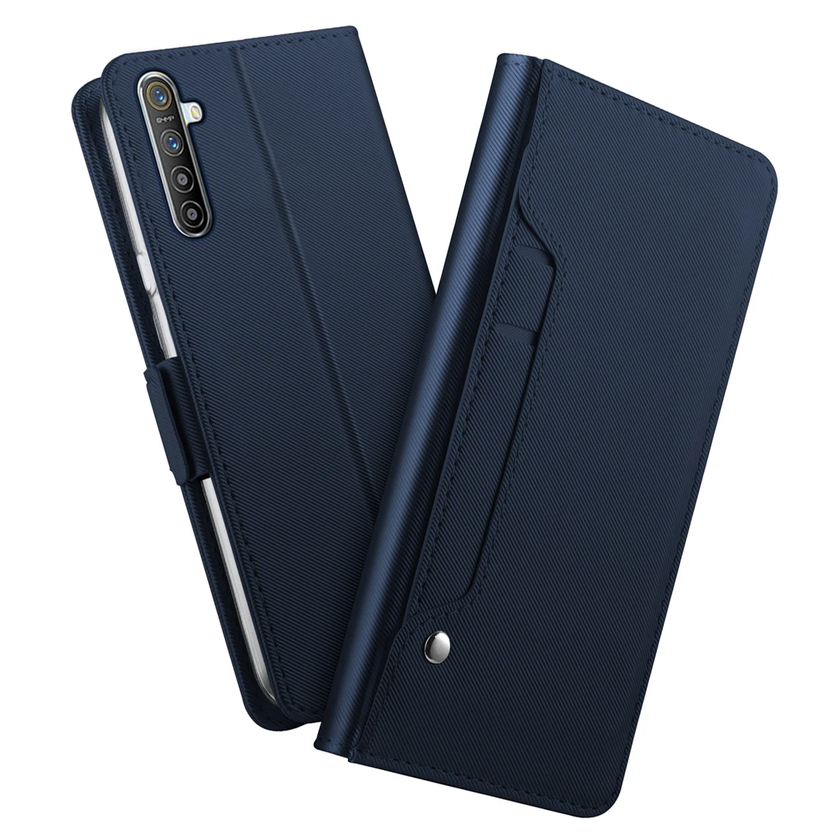 Для Oppo Reno 2 Z/Realme XT/Reno Ace Чехол ударопрочный кожаный чехол кошелек с откидной