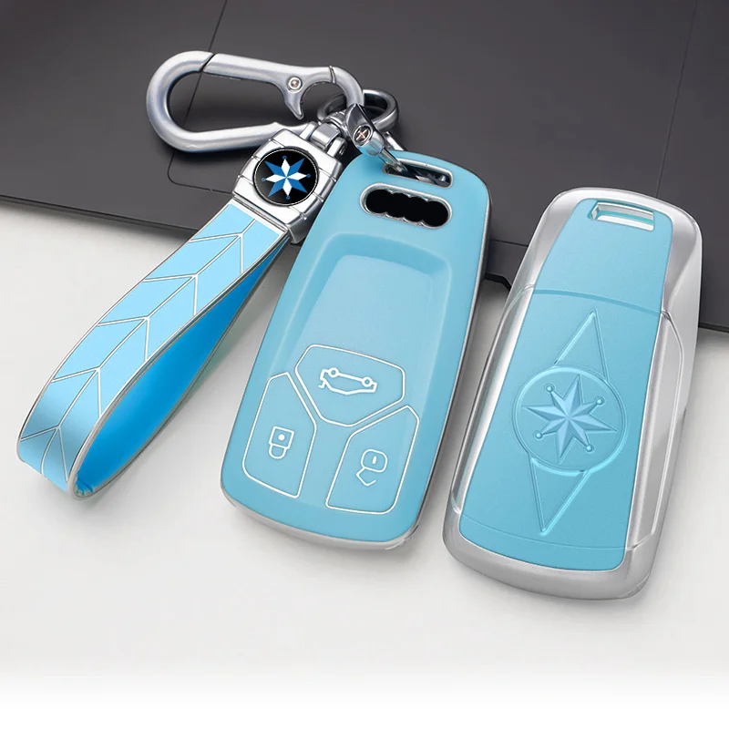 

TPU Car Key Case Cover Shell Holder Protection For Audi A6 A5 Q7 S4 S5 A4 B9 Q7 A4L 4m TT TTS RS 8S 2016 2017 2018 Accessories