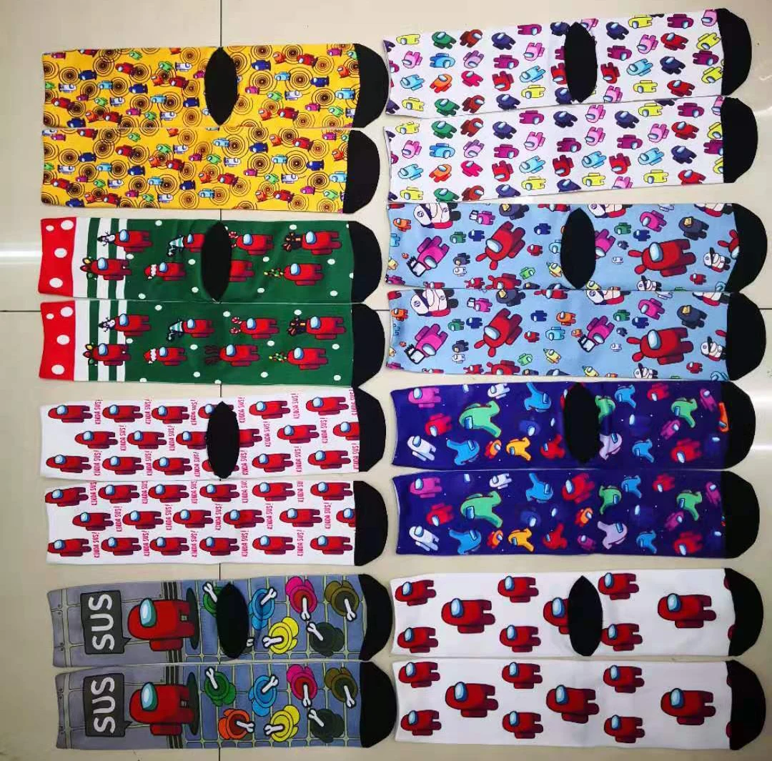 

Fashion Games Among Us Socks for Women Men Imposter Sus Stockings Socks Novelty Christmas Gifts kawaii socks Cartoon Cute socks