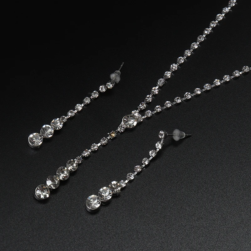 Женский винтажный комплект украшений имитация жемчужина в стиле панк стразы