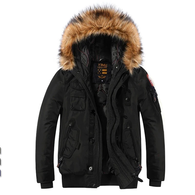 Новинка 2019! Зимняя теплая верхняя одежда для мужчин зимняя куртка мужские парки