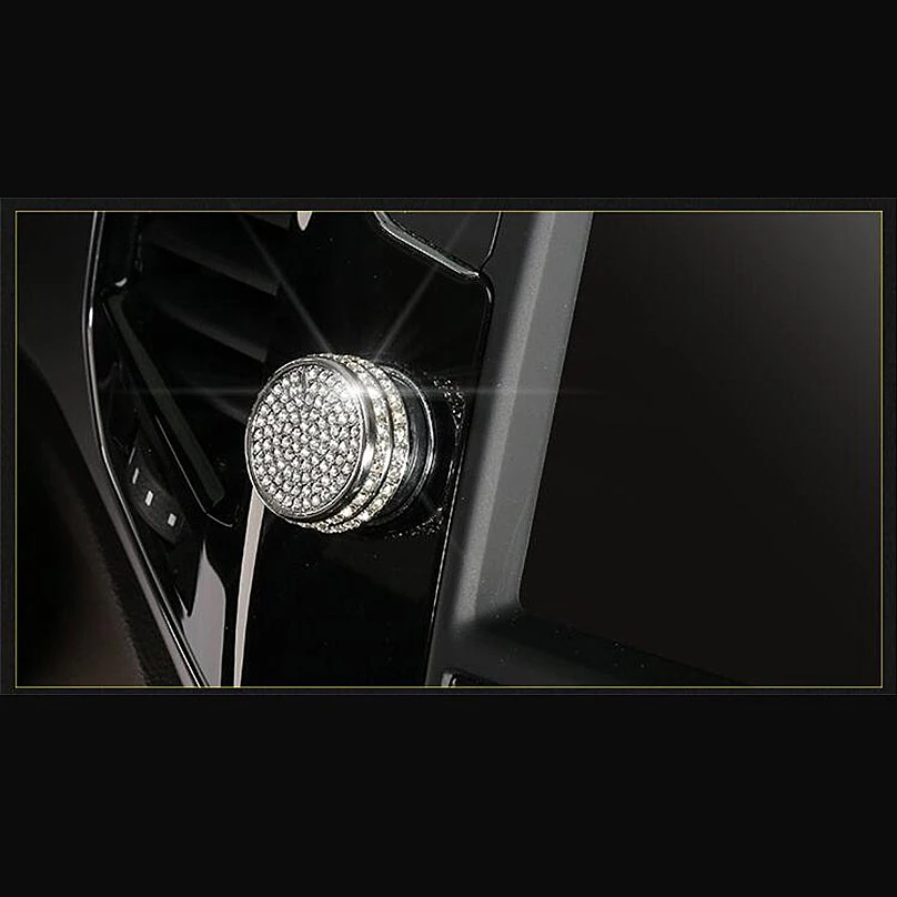 Одна пара алмазная ручка управления громкостью для Volkswagen Passat Golf 7|Наклейки салона