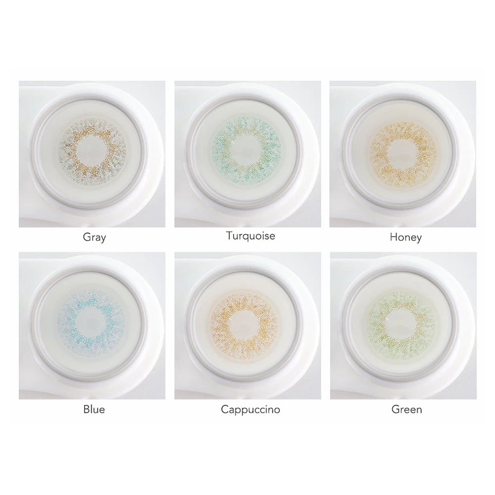 Цветные контактные линзы FreshGo ed Экстра натуральные для глаз яркий цвет