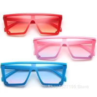 oversized square kids sunglasses baby boys girls festival punk sun glasses fashion children eyeglasses shades uv400 oculos