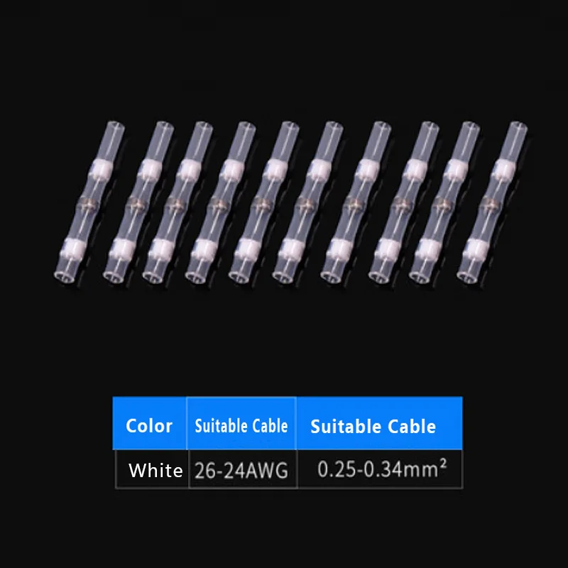 50 шт. практичный Быстрый терм усадочная припоя рукав разъем провода