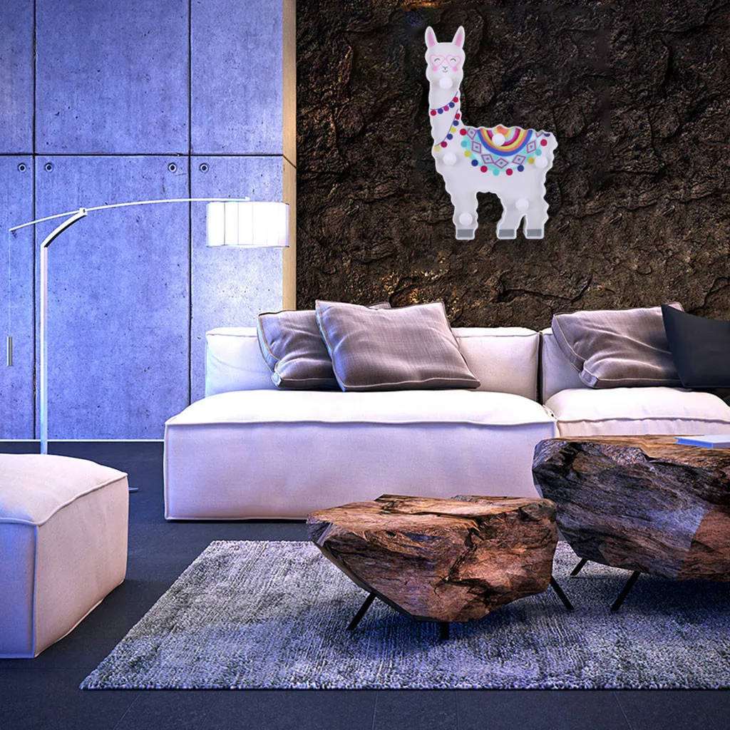 3d Led Настольная лампа Альпака ночной Светильник Abs+ Смола многофункциональный дизайн детская спальня лампа настенная декоративная лампа