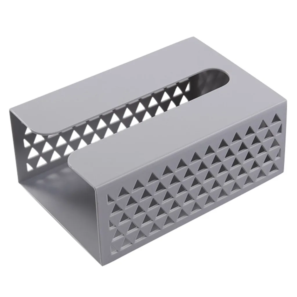 

Creative Hollow Tissue Boxes Multifunctional Kitchen Bathroom Punch-Free Toilet Tissue Tray Househeld Roll Paper Box Paper Rack
