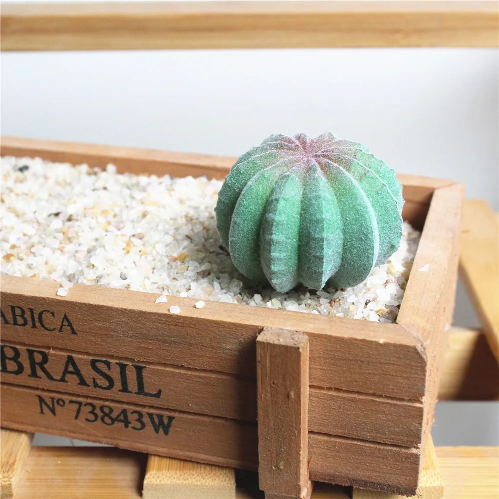 Высота = 6 см диаметр 45 мм Искусственные кактусы суккуленты для украшения дома