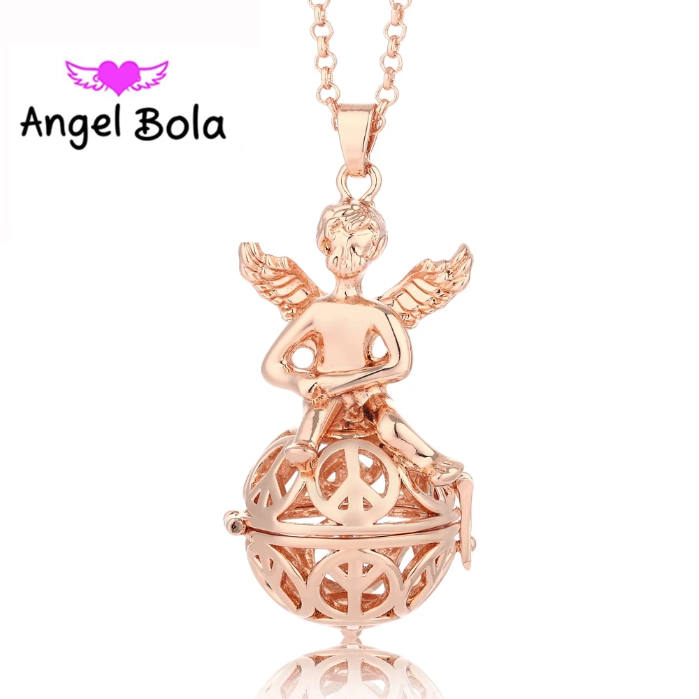 Металлический кулон в виде клетки с эфирным маслом Ангел бола 20 5 мм L013 | Украшения