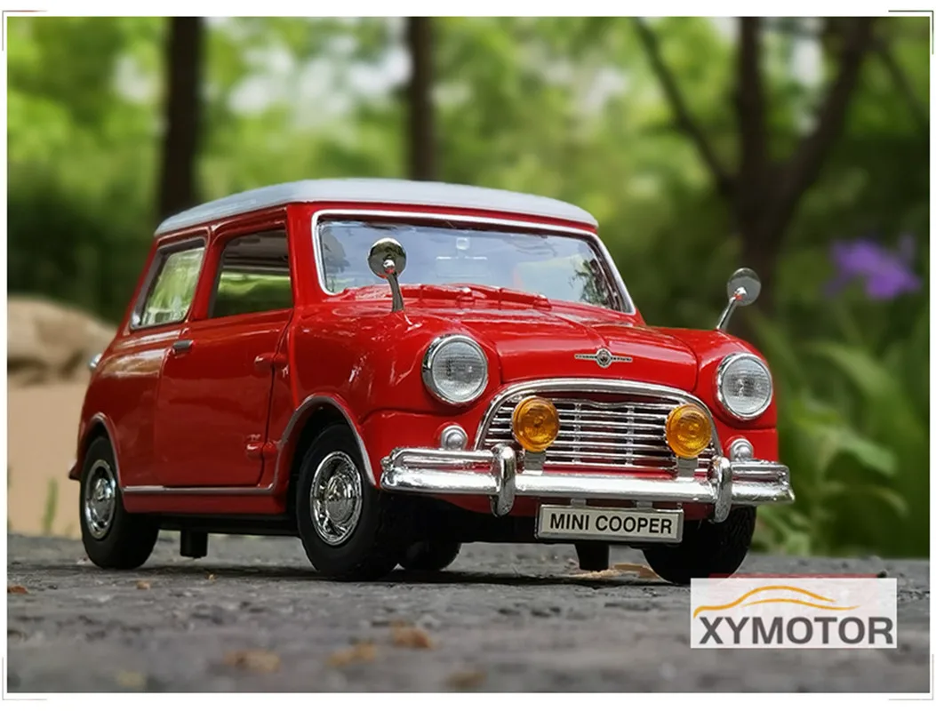 Honghe 1/18 для BMW Mini Cooper металлическая модель Литая автомобиля детские игрушки
